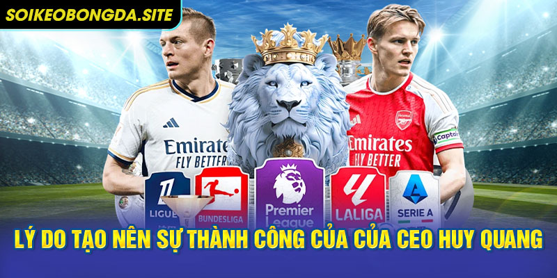 thanh cong cua huy quang Lý do tạo nên sự thành công của của CEO Huy Quang
